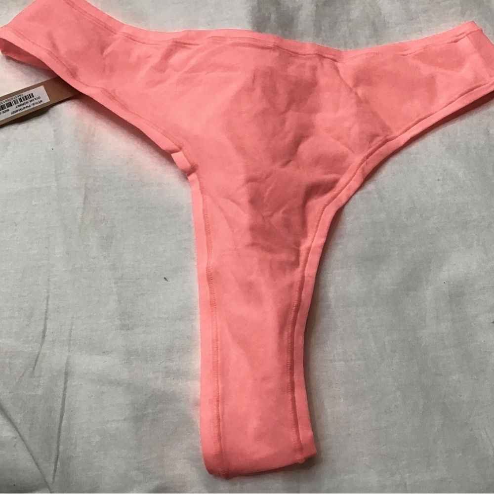 Skims Kardashian NWT Pink Sorbet Colored Dipping Thong Size 2X